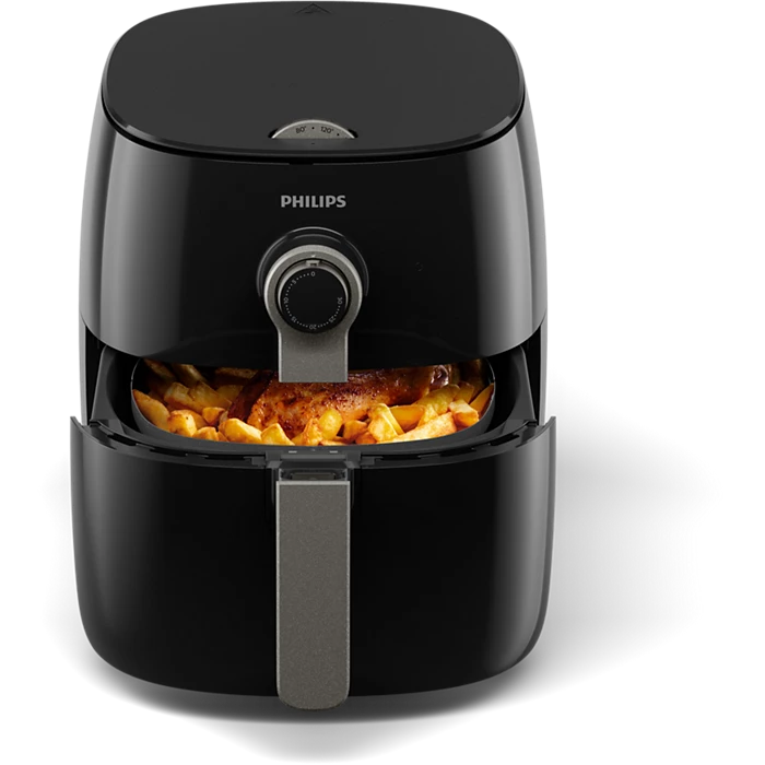 Philips Premium Airfryer XXL HD9650/96: A sleek, modern air fryer with a digital touch screen and a large basket for cooking family-sized meals.